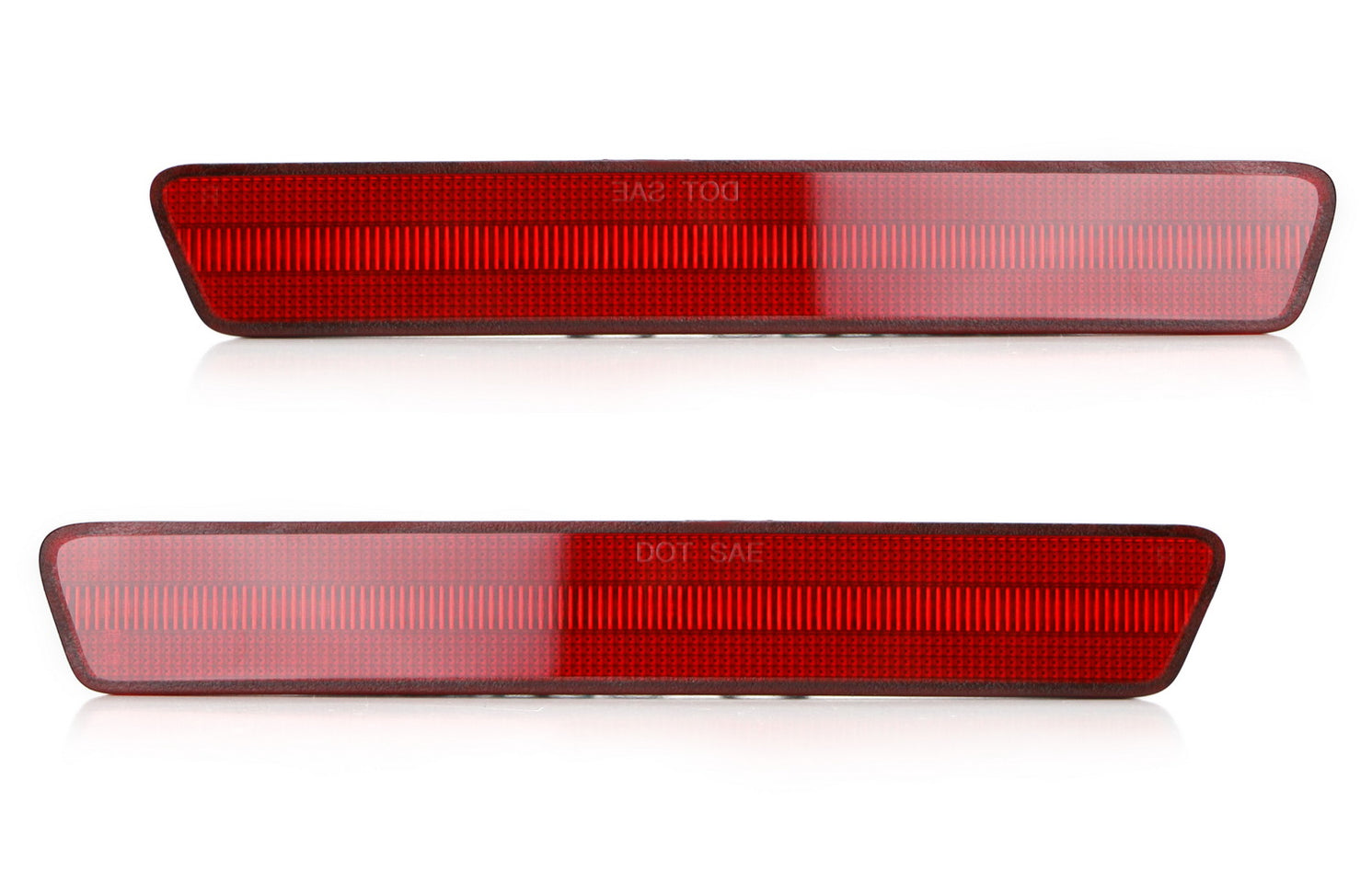 Red Lens Full LED Rear Side Marker Light Kit Compatible W/ 199904 Ford