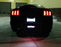 Smoked Lens LED Reverse Light/F1 Strobe Rear Fog Lamp For 15-17 Ford Mustang