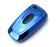 Blue TPU Key Fob Protective Case For 17-up Ford Edge Fusion, 18-up Mustang F-150
