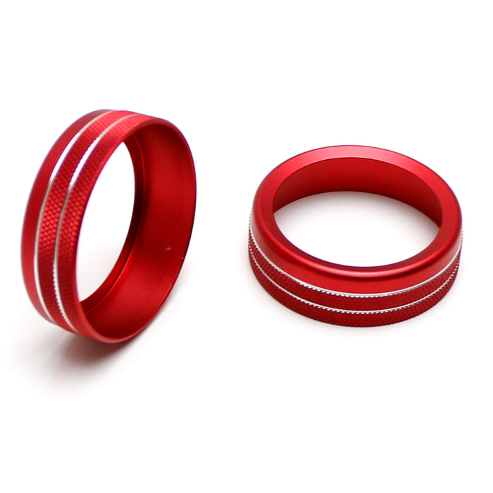 Red Release Mirror Switch Knob Ring Trim – Fits Ford F150 2009–2014 & Mustang 2009–2013 – CheroCar