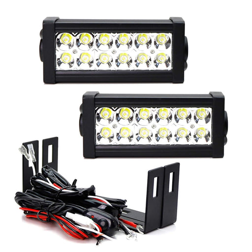 Dual 7.5-Inch LED Light Bars w/ Lower Bumper Mount, Wiring For 19-up Ford Ranger