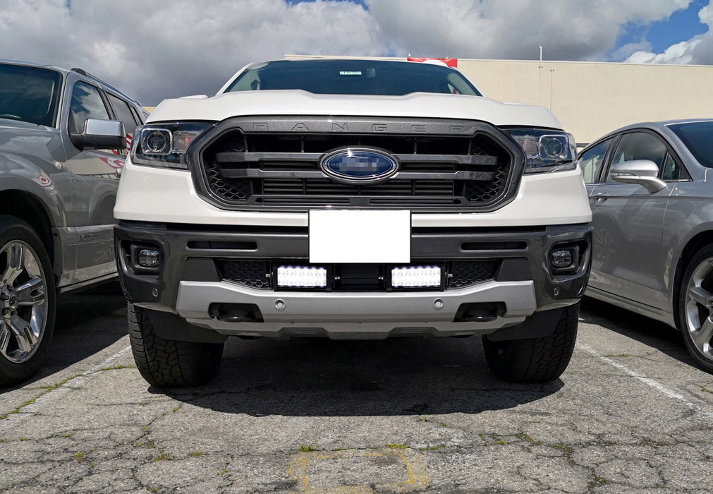 Dual 7.5-Inch LED Light Bars w/ Lower Bumper Mount, Wiring For 19-up Ford Ranger