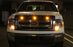 3pc Ford SVT Raptor Style LED Amber Grille Lighting Kit, Universal Fit Truck SUV