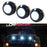 3pc Ford SVT Raptor Style LED Ice Blue Grille Light Kit, Universal Fit Truck SUV