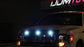 3pc Ford SVT Raptor Style LED Ice Blue Grille Light Kit, Universal Fit Truck SUV