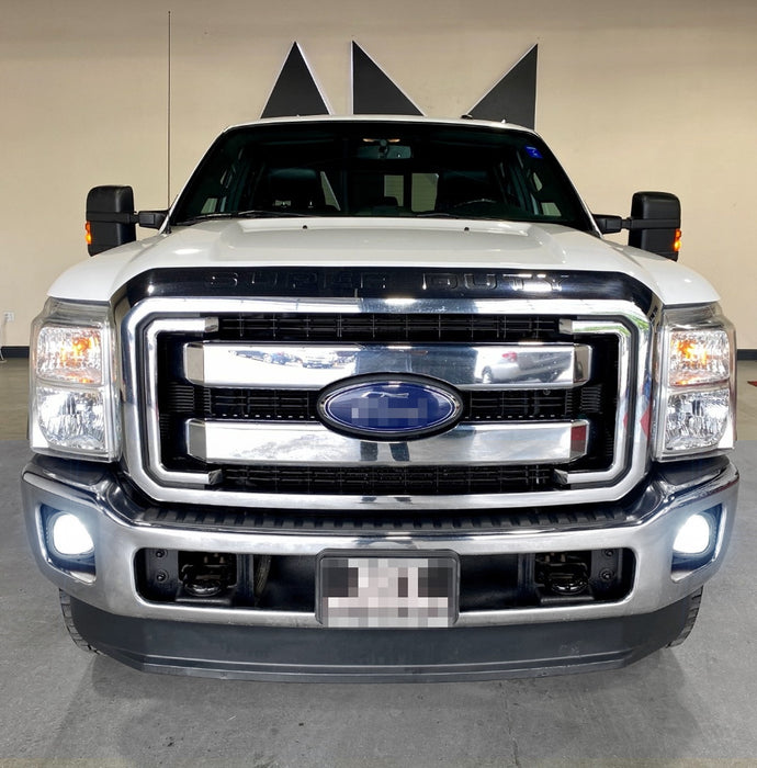 OE-Spec Fog Lights w/Xenon White H10 LED Bulbs For Ford F250 F350 F450 Excursion