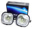 OE-Spec Fog Lights w/ Ice Blue H10 LED Bulbs For Ford F250 F350 F450 Excursion