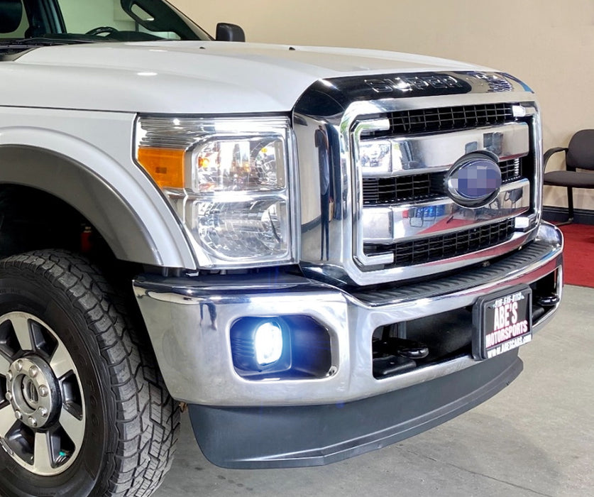 OE-Spec Fog Lights w/ Ice Blue H10 LED Bulbs For Ford F250 F350 F450 Excursion