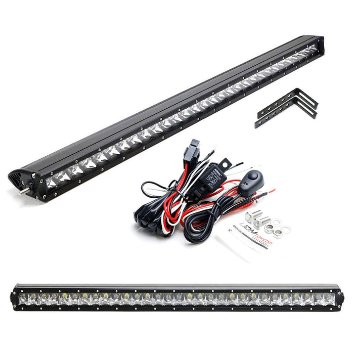 Behind Grille Mount 30" LED Light Bar Kit w/ Wiring For 2022-up Nissan Frontier