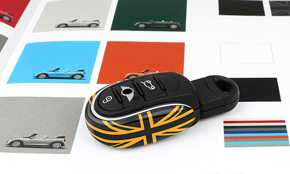 Slim Size U-Shape Checkered Pattern Style Key Fob Shell For Mini Cooper 3rd Gen F55 F56 F57 F54 F60 Smart Key Fob Slim Size U-Shape Checkered Pattern Style Key Fob Shell For Mini Cooper 3rd Gen F55 F56 F57 F54 F60 Smart Key Fob