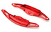 Red CNC Billet Steering Wheel Paddle Shifter Extension For 18-up Genesis G70 4DR