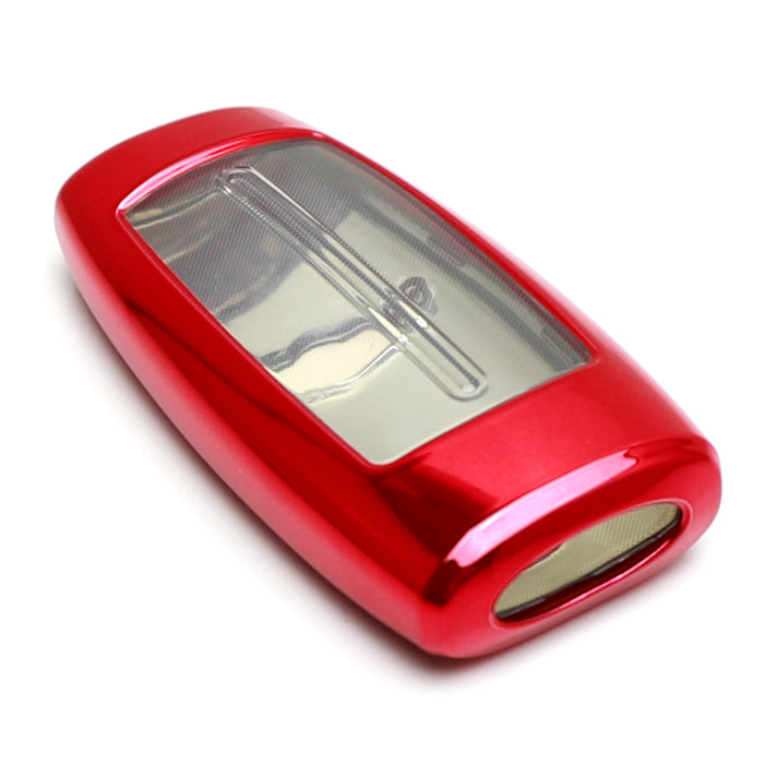 Red Gloss TPU Key Fob Protective Case For Genesis 21+ G80 GV80 Keyless Smart Key