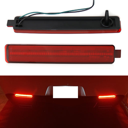 Red Lens 40-SMD Full LED Rear Bumper Reflector Light Kit For 08-13 Cadillac CTS