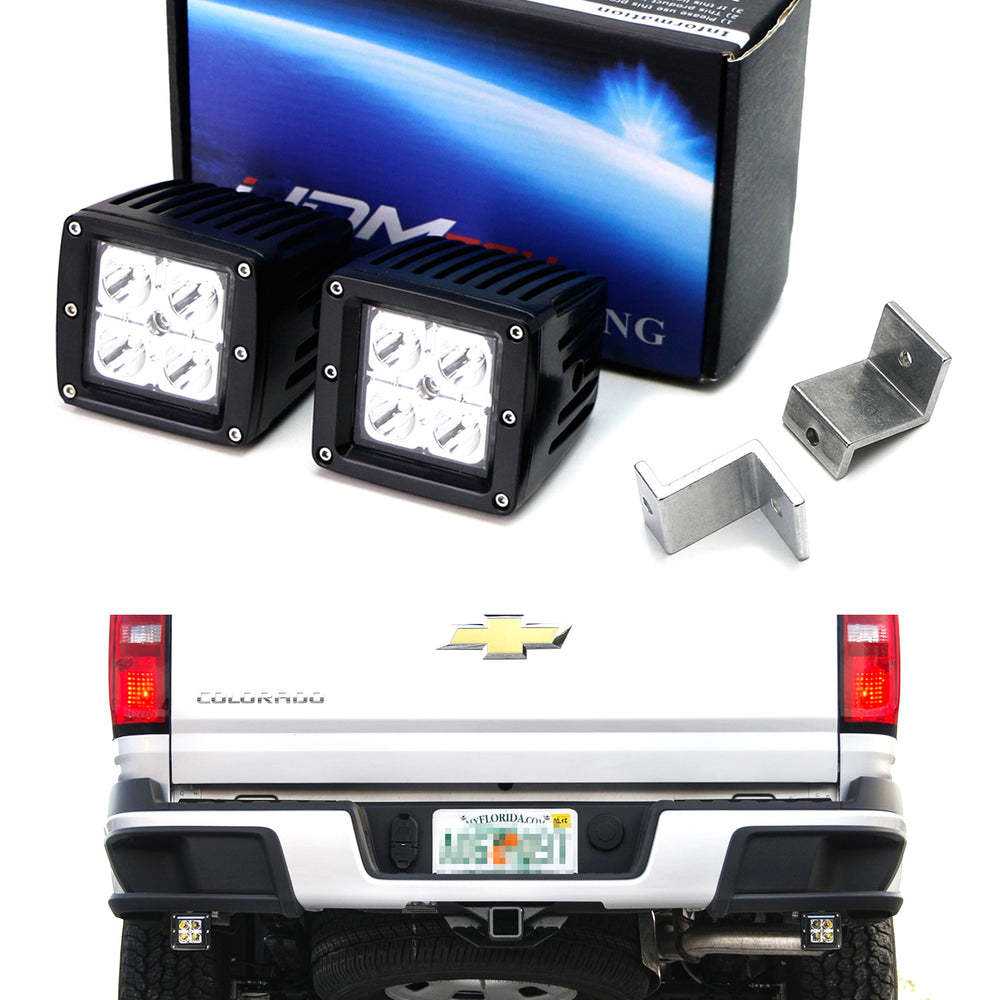 Rear Bumper Mount Searchlight Reverse LED Pod Light For 15-up Colorado or Canyon