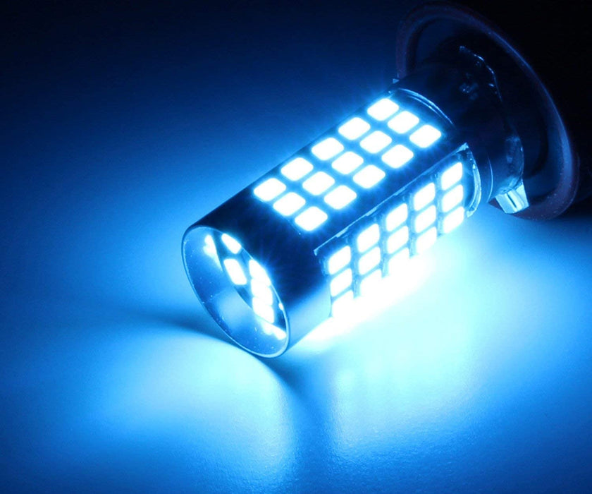OEM-Spec Clear Lens Fog Light Kit w/ Ice Blue SMD LED Bulbs For 07-13 GMC Sierra