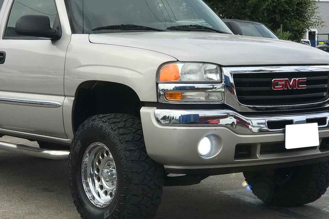 Fit For 03-06 GMC Sierra 1500/2500/3500 Smoked Lens Full LED Fog Fit For 03-06 GMC Sierra 1500/2500/3500 Smoked Lens Full LED Fog