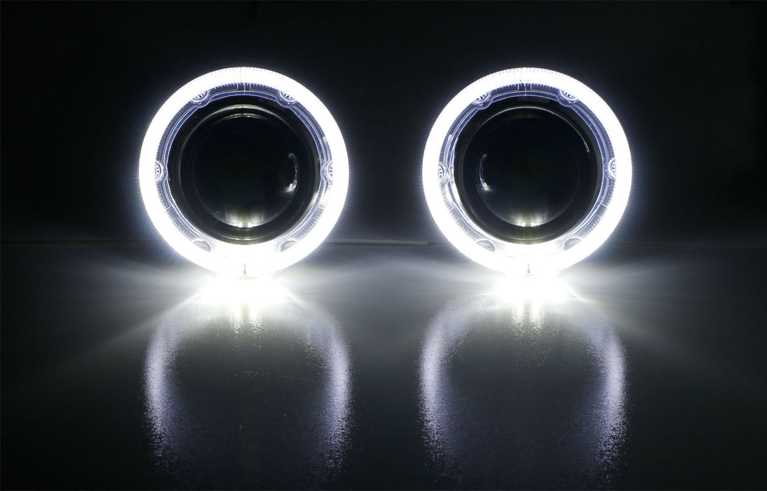 Angel Eyes 1 Paar Auto Angel Eyes Led Halo Ring Koplamp DRL Universele Voor Auto Moto Motorfiets Accessoires DC LED 12 V 1 (Kleur: 70 MM Angel Eyes 1 Paar Auto Angel Eyes Led Halo Ring Koplamp DRL Universele Voor Auto Moto Motorfiets Accessoires DC LED 12 V 1 (Kleur: 70 MM