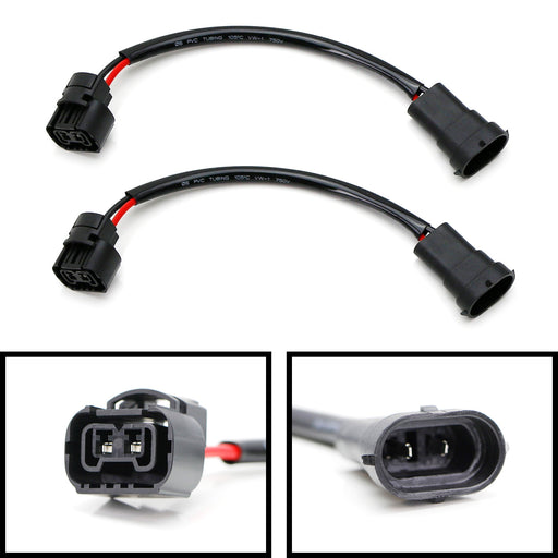 H11 H8 To 5202 2504 Pigtail Sockets Wires For Fog Lamps Retrofit or Conversion