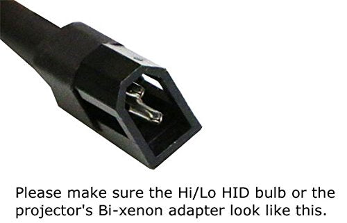 IJDMTOY H11 To Bi-Xenon Adapter Harness – 12" Solenoid Wiring Kit For HID Projector Retrofit