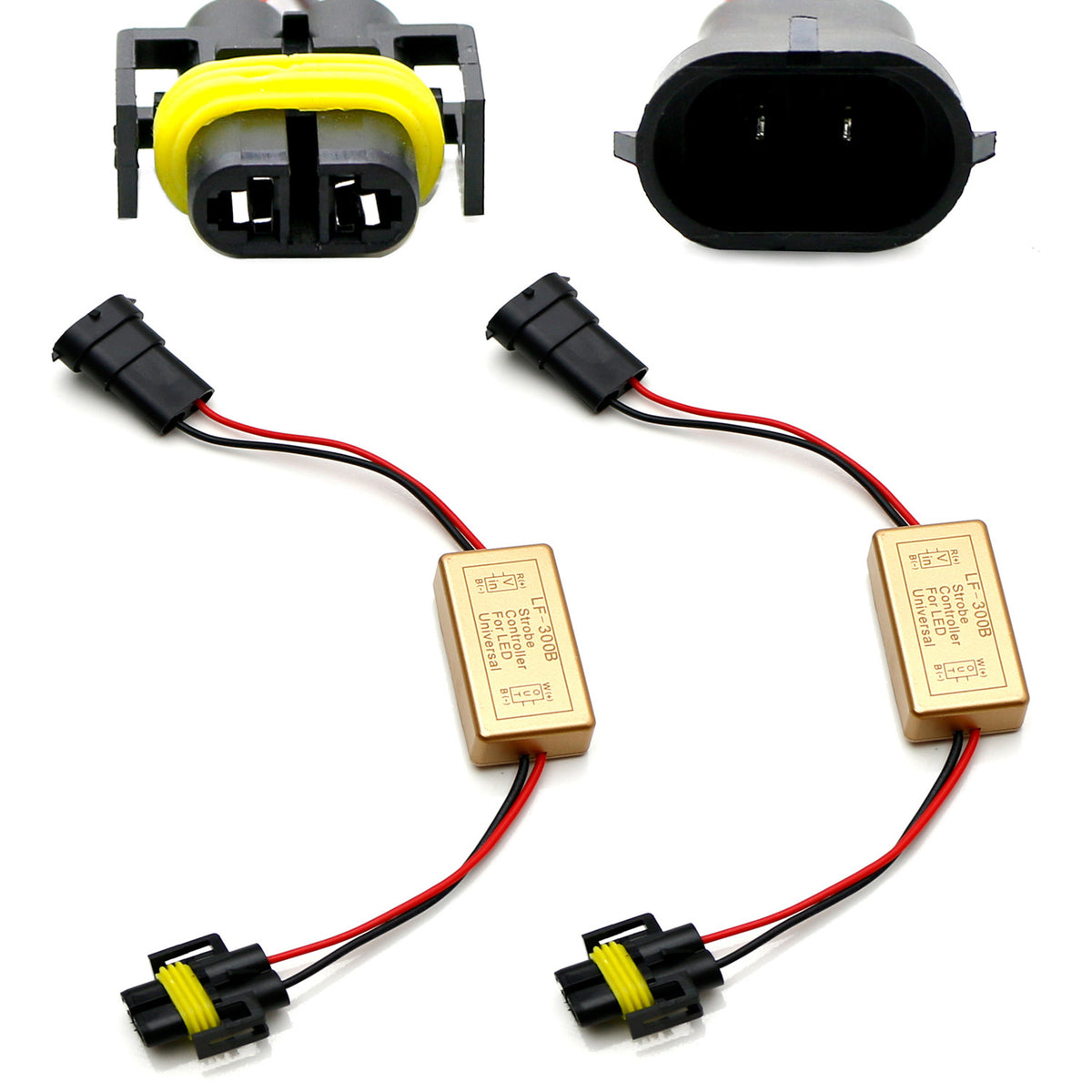 Plug-N-Play Headlight Fog Driving Light Use Strobe Flash Module Box ...