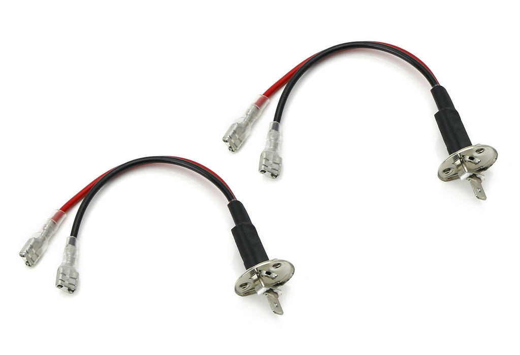 OE H3 Socket/Adapter Wires For HID or LED Headlight Bulbs Installation Convesion
