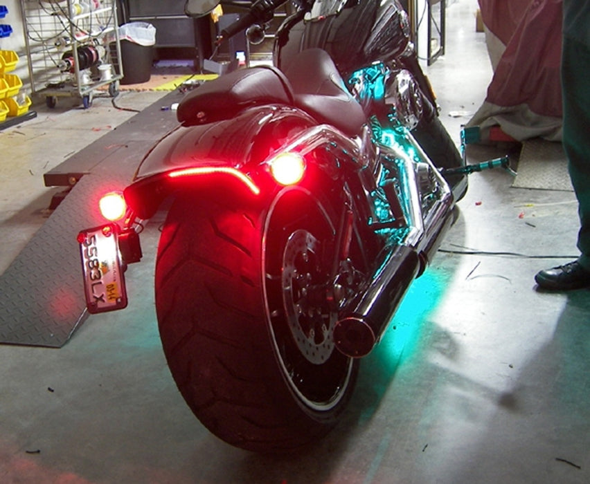 Amber/White Switchback & Red Full LED Turn Signal Light Kit For Harley Davidson