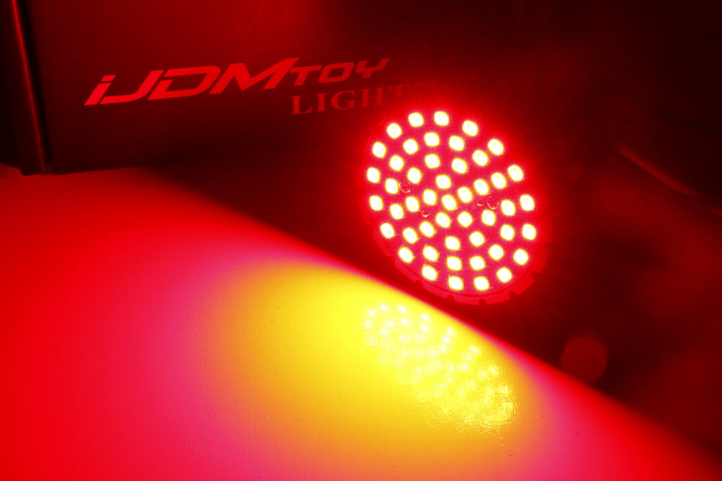 2-Inch Red Bright/Dim Mode LED Rear Turn Signal Light Bulbs For Harley Davidson