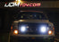 White High Power 3-LED Daytime Running Light Kit For Truck SUV 4x4 Behind Grille