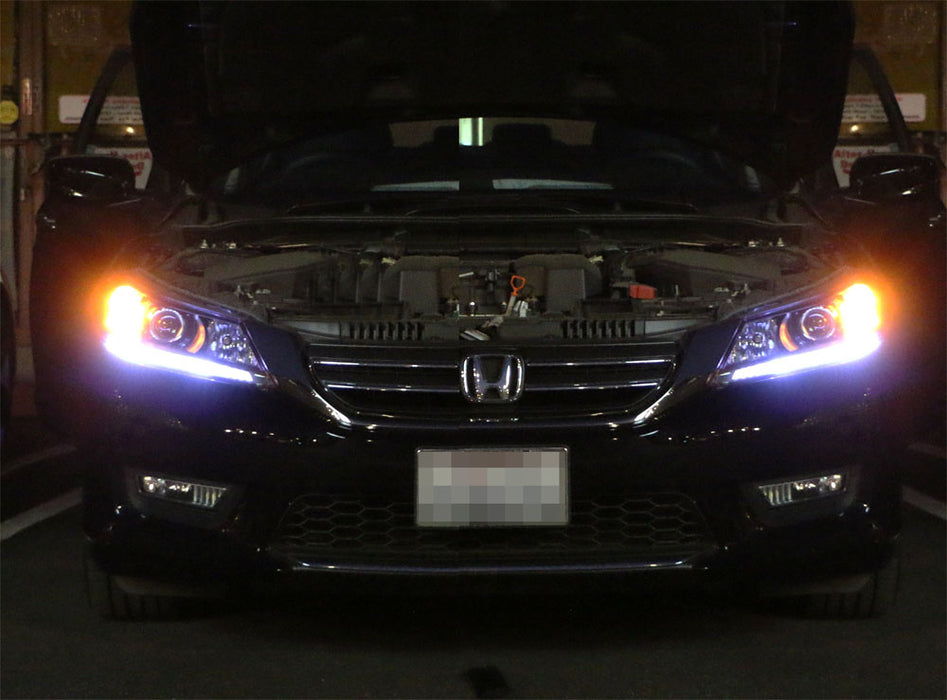 Even Illuminating Headlight LED DRL Lights Retrofit For 13-15 Honda Accord Sedan