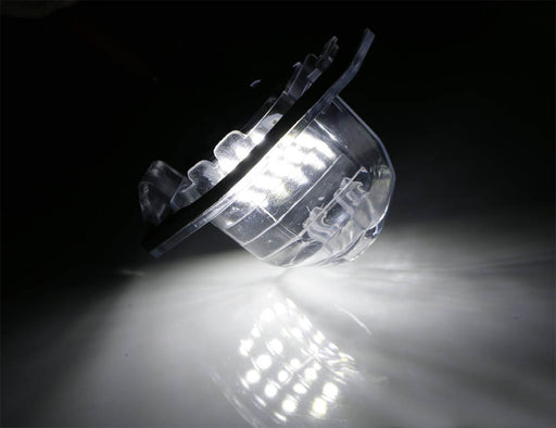 Exact Fit White 18-LED License Plate Light Lamps For Honda Civic Fit CR-V, etc