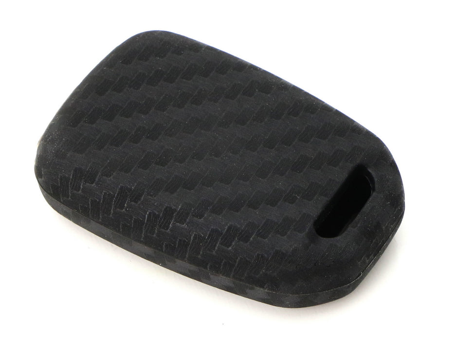 Carbon Fiber Pattern Soft Silicone Key Fob Cover For 16-22 Civic Accord HR-V CRV