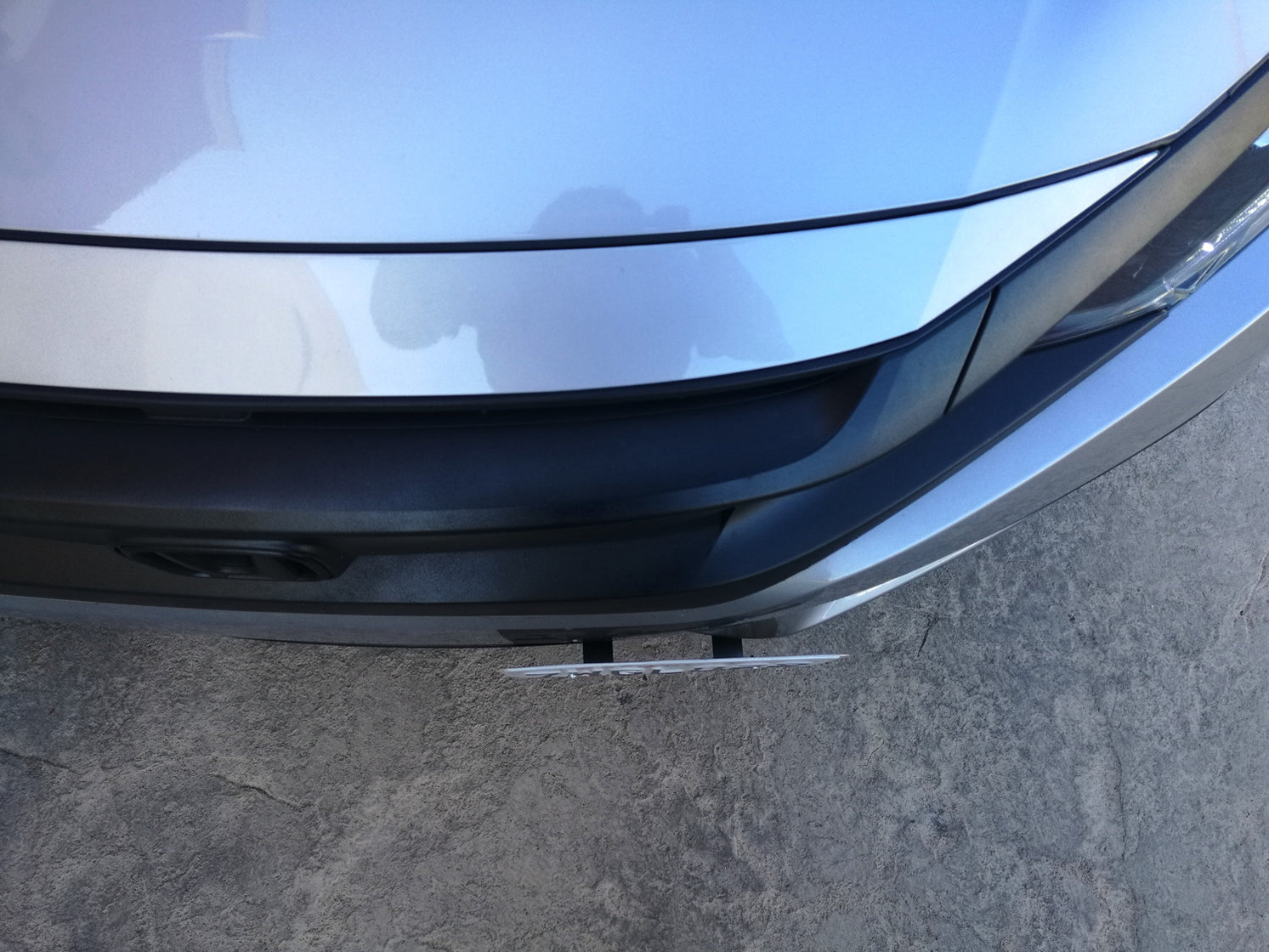 JDM Front License Plate Side Relocation Mounting Bracket For 201621 H