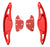 Red Large Steering Wheel Paddle Shifter Extension For Honda HR-V Vezel, FIT JAZZ