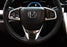 Gloss Black Real Carbon Fiber Steering Wheel Lower Trim For 2016-21 Honda Civic