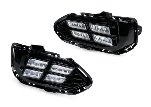 Exact Foglamp Location Fit White LED Daytime Running Lights For 18-20 Honda Fit