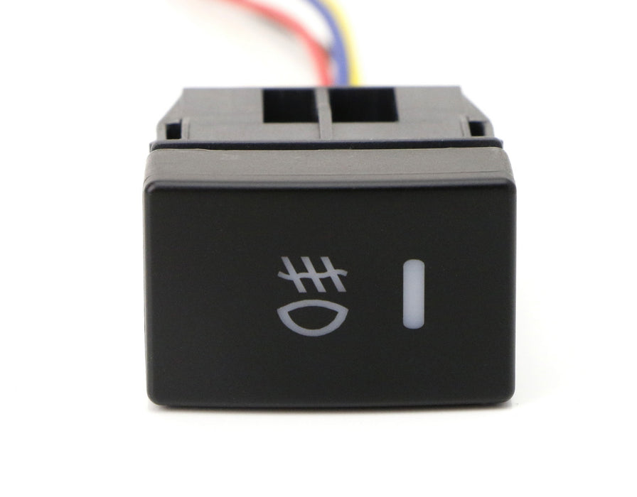 Factory Style 4-Pole 12V Push Button Switch w/LED Background Indicator Lights