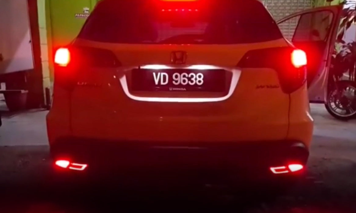 Red Lens Full LED Bumper Reflector Tail & Brake Lights For 2016-2022 Honda HR-V