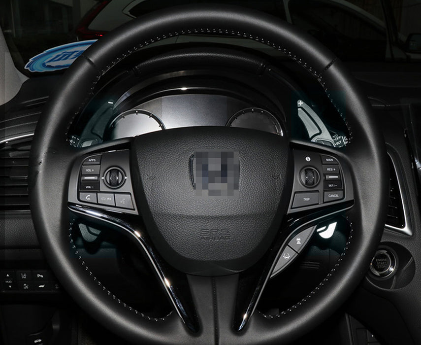 Grey Aluminum Steering Wheel Paddle Shifter Extension For Honda Accord Civic CRV