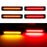 Smoked Lens Amber/Red Full LED Side Marker Light Kit For 2003-2009 Hummer H2