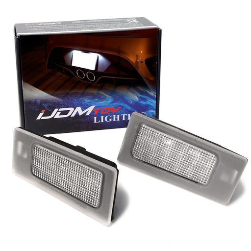 OEM-Replace 18-SMD LED License Plate Lights For Hyundai Elantra Kia Forte Sedan