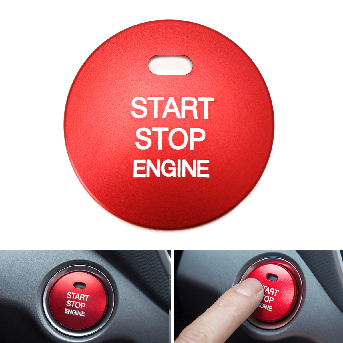 Hyundai Kia Optima Keyless Engine Push Start Button Cover —