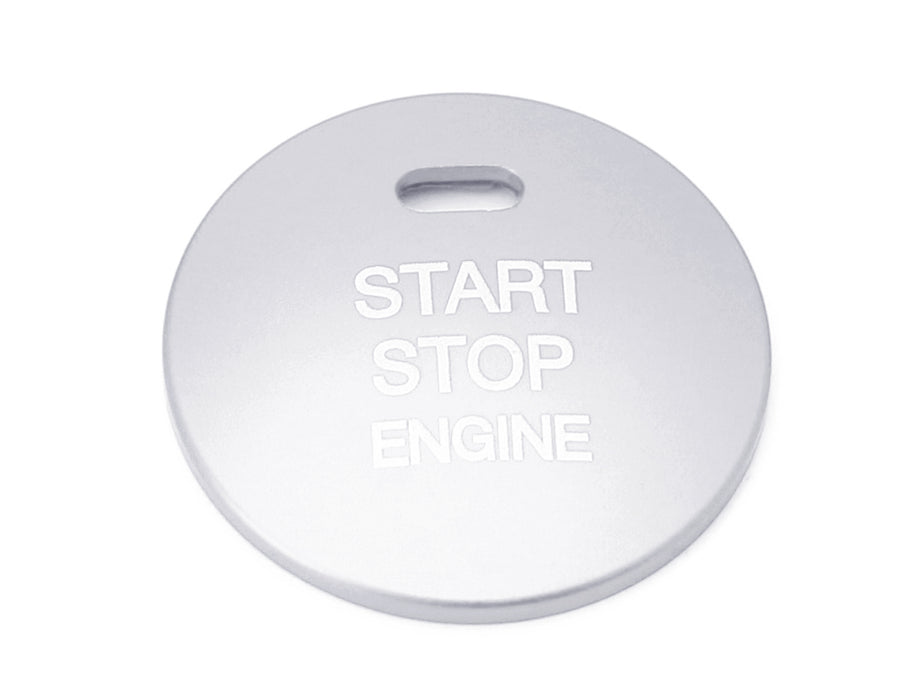 Silver Engine Push Start Button Cover Trim For Hyundai Sonata Elantra Kia Optima