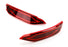 Red Lens JSR Style LED Bumper Reflectors, Rear Fog Lights For 16-21 Tucson IX35