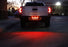 Rear License Plate Frame Mount 3-Dot Red LED Tailgate ID Identification Lightbar