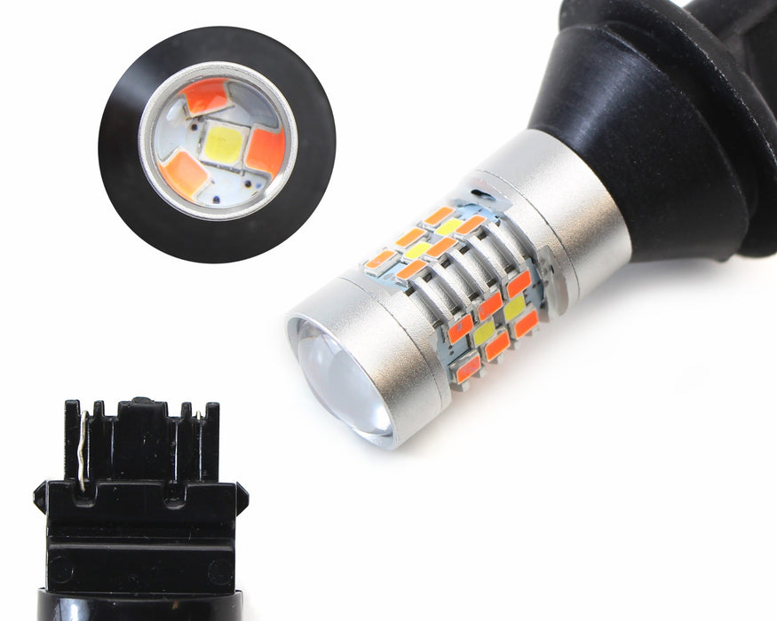 Red/White LED Rear Fog/Reverse Light Conversion Kit For 2015-2023 Ford ...