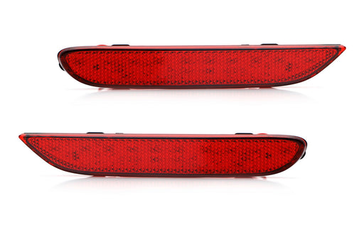 Red Lens 60-SMD LED Bumper Reflector Marker Lights For Infiniti Q50 QX Nissan