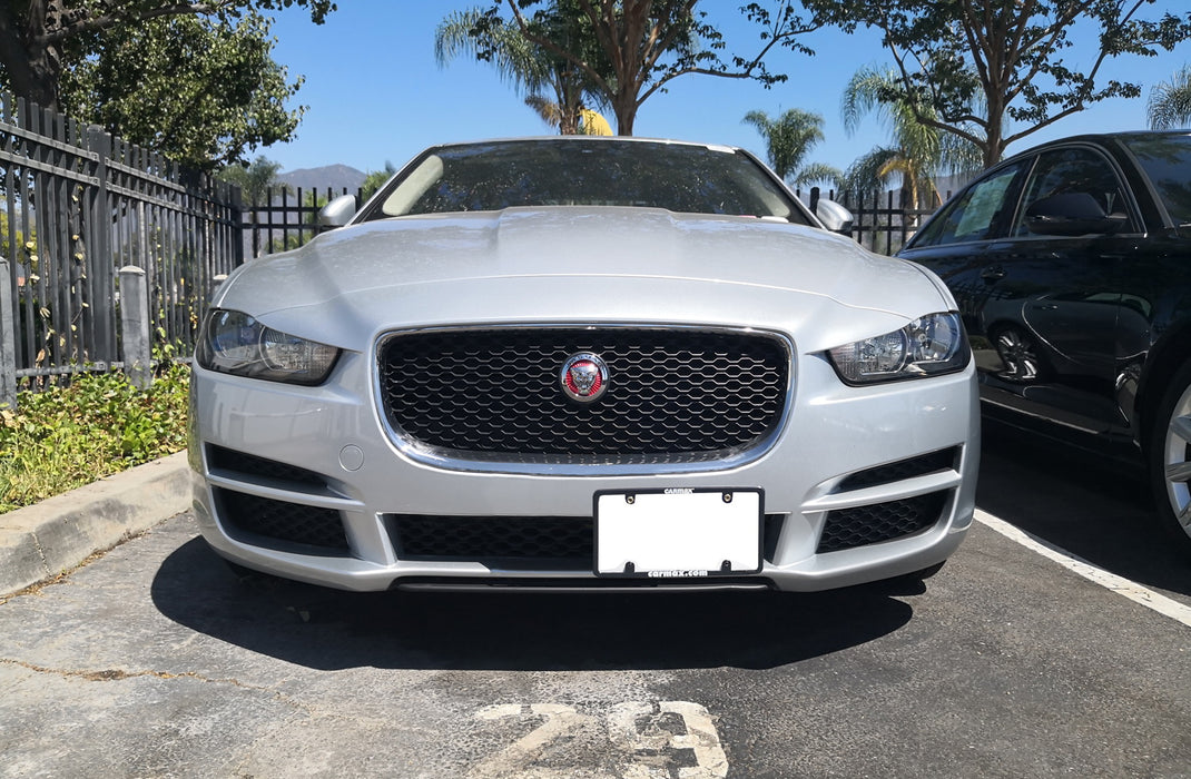 No Drill Front Grille Mesh Mount LicensePlate Relocator For Jaguar XE XF F-Pace