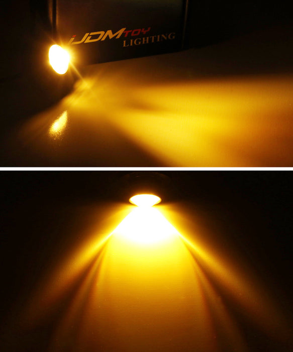 Pre-Runner Style 3x Amber Projector 12-SMD LED Grille Light For Jeep Wrangler JL