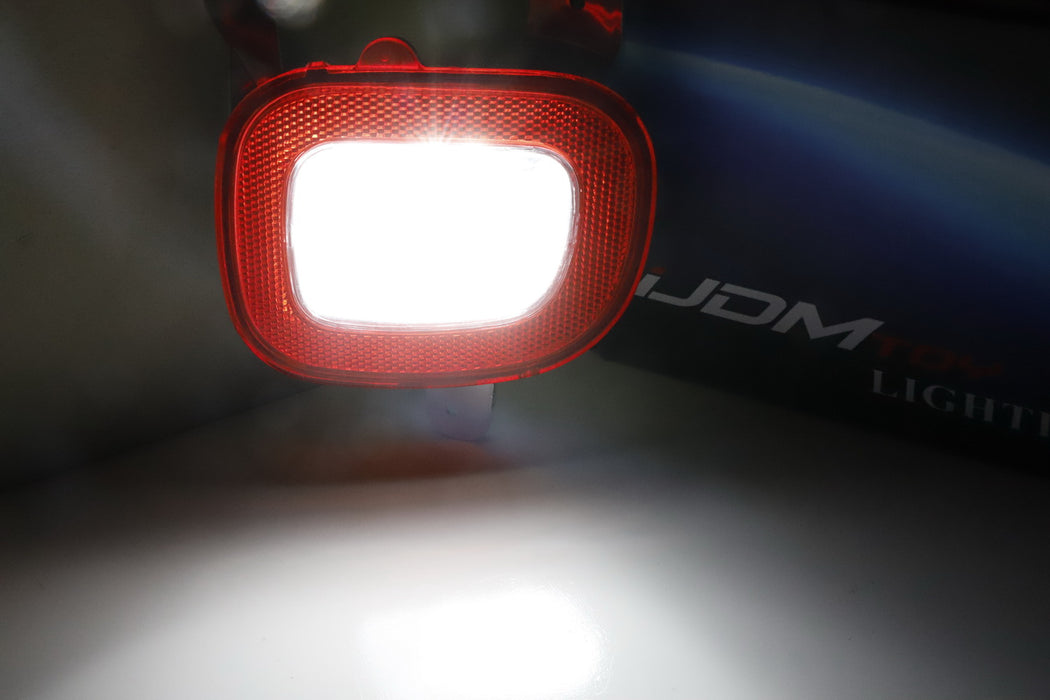 Euro/JDM Rear Fog & Backup Light w/LED Bulbs, Wiring For 2015-19 Jeep Renegade