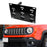 Bumper Tow Hook License Plate Bracket Mount Holder For 2015-up Jeep Renegade